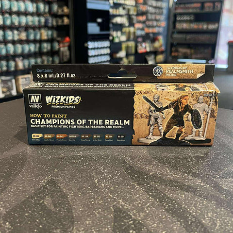 Champions of the Realm Wizkids Premium Paint Set by Vallejo