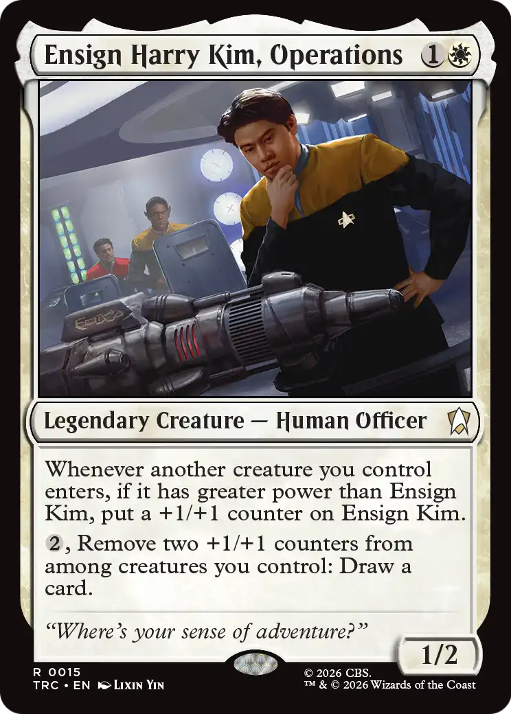 Ensign Harry Kim, Operations (Surge Foil) [Star Trek Commander]