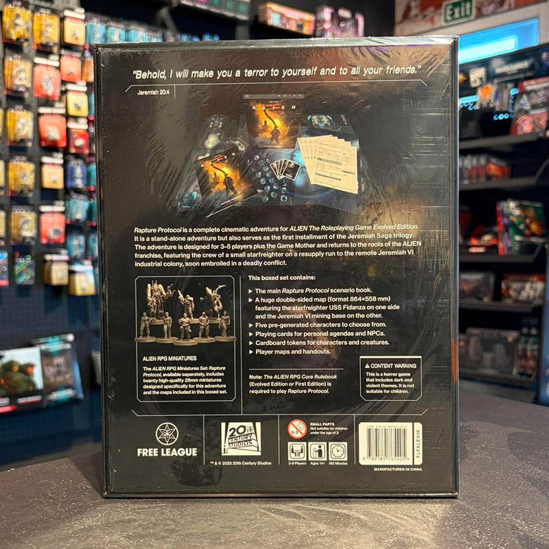 ALIEN RPG Rapture Protocol Cinematic Adventure Set