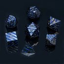 Artemis - 7 Piece Hollow Metal Polyhedral Dice Set & Dice Case