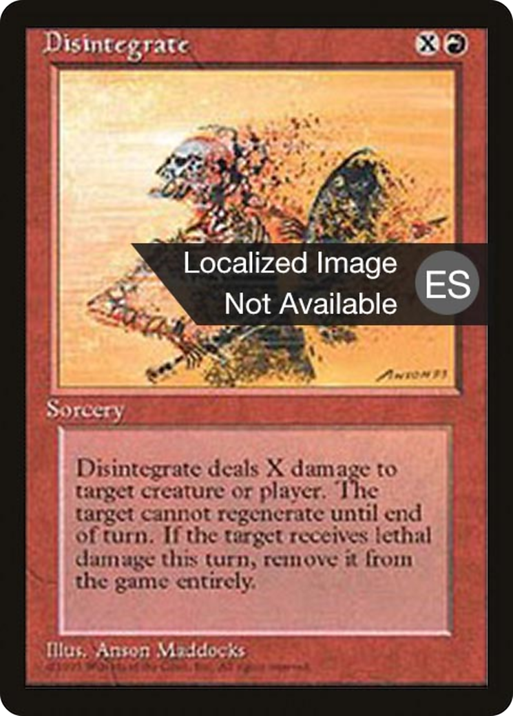 Disintegrate [Fourth Edition Foreign Black Border]