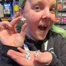 Andy Warhol - 7 Piece Polyhedral Dice Set + Dice Bag