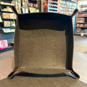 Black and Red Foldable Dice Tray