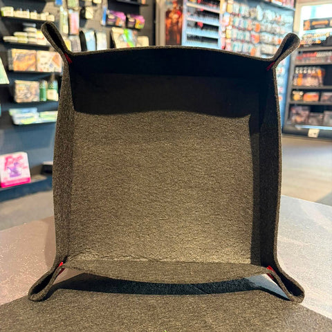 Black and Red Foldable Dice Tray