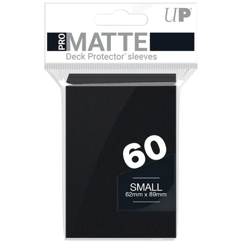 Ultra Pro Small Matte Deck Protector Sleeves 60 Pack - Black