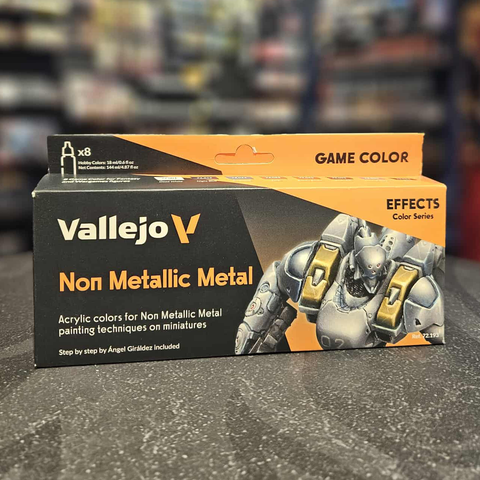 Vallejo: Game Color Non Metallic Metal 8 Colour Set