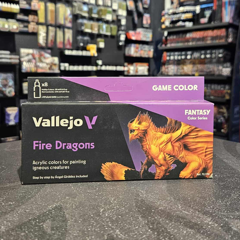 Vallejo: Game Color Fire Dragons 8 Colour Set
