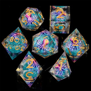 Cephalodice - Liquid Core Handcrafted Dice Set