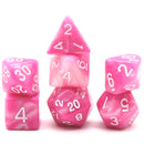 Sweet Love - 7 Piece Polyhedral Dice Set + Dice Bag