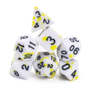 Bioworks - 7 Piece Polyhedral Dice Set + Dice Bag