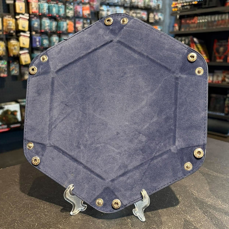 Hexagon Dice Tray - Dark Blue