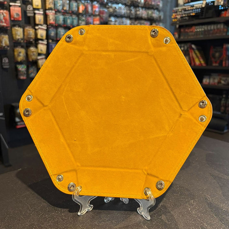 Hexagon Dice Tray - Yellow