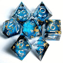 Delphin - Liquid Core Sharp Edge Dice Set