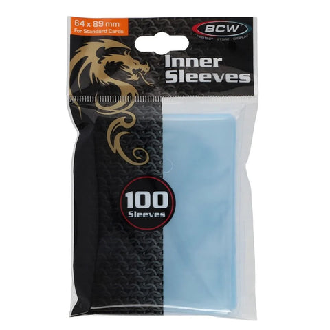 BCW Standard Size Inner Sleeves (100 Pack)