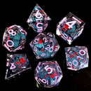 Sakura - Liquid Core Sharp Edge Dice Set