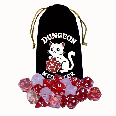 Dungeon Meowster - Dice Bag