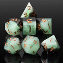 Cailleach - Sharp Edge Dice Set & Dice Case