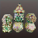 Feywilde Romance - 7 Piece Metal Polyhedral Dice Set
