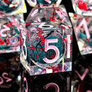 Sakura - Liquid Core Sharp Edge Dice Set