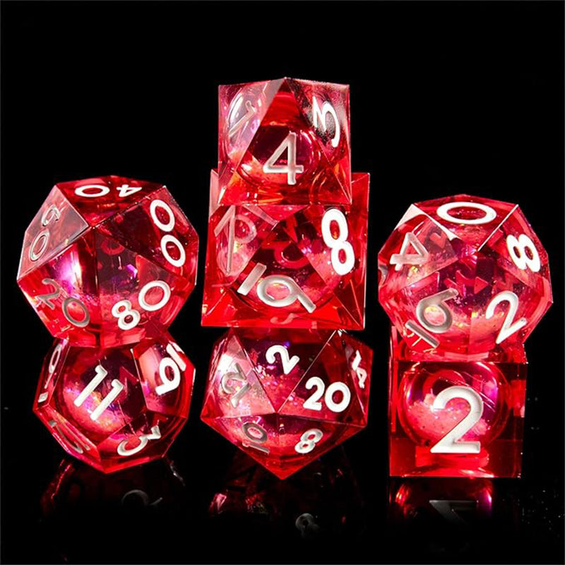 Unicorn Blood - Liquid Core Sharp Edge Dice Set
