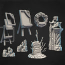 Cemetary Decorations | BeaMini Print to Order Miniatures