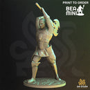 Knight Of The Lion | BeaMini Print to Order Miniatures