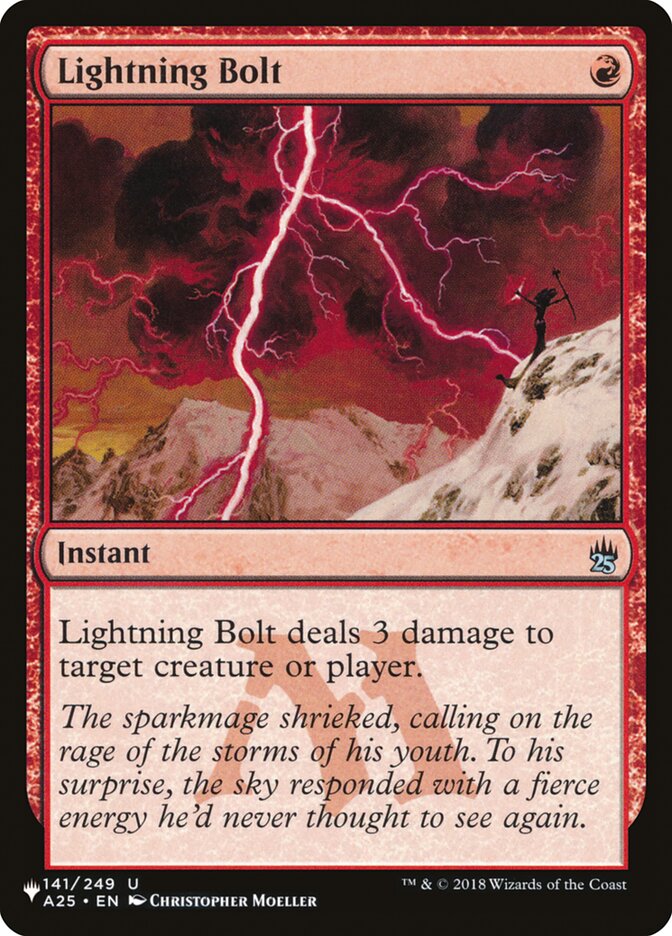 Lightning Bolt (141/249) [The List]