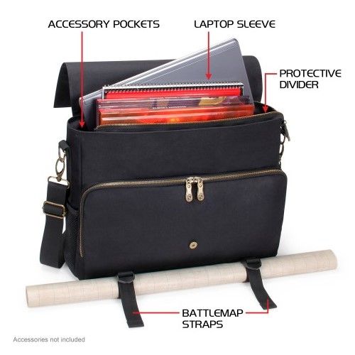 Enhance Tabletop - RPG Players Essentials Bag - Black