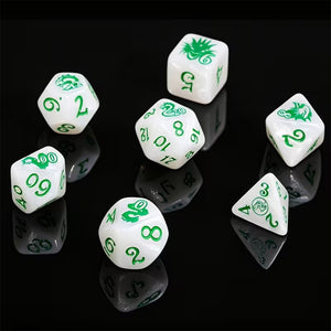 Errol - 7 Piece Polyhedral Dice Set + Dice Bag