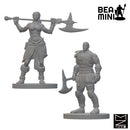 Goliath Barbarians | BeaMini Unpainted RPG Miniatures