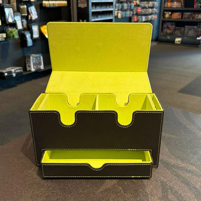Bea Box 200+ Display Deck Box & Dice Tray - Black/Lime
