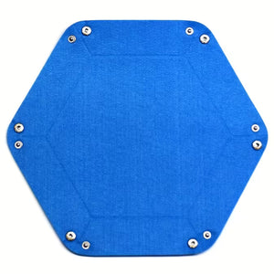Hexagon Dice Tray - Blue