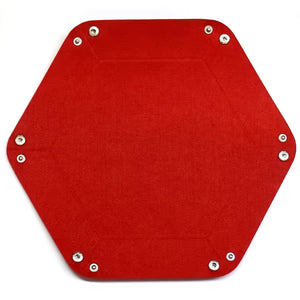 Hexagon Dice Tray - Red