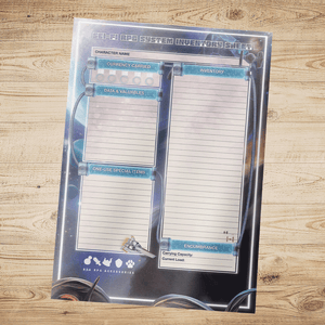 Sci-Fi RPG Inventory Sheet (Fillable & Printable PDF)
