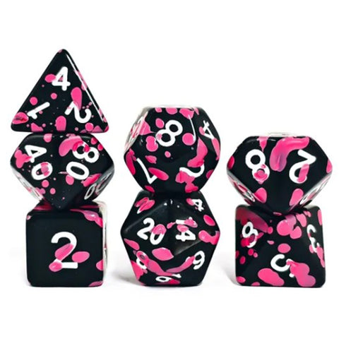 Jennifer's Dice - 7 Piece Polyhedral Dice Set + Dice Bag