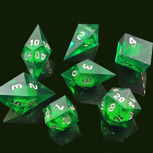 Kryptonite - Liquid Core Handcrafted Dice Set