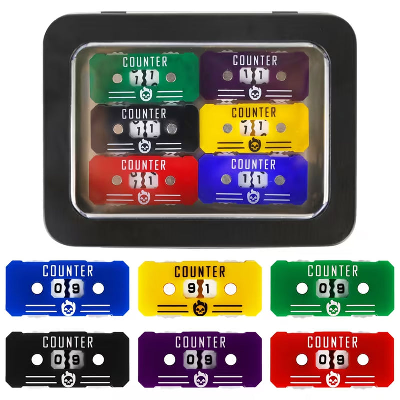 TCG Magnetic Tracker - Solid Pop (6 trackers)