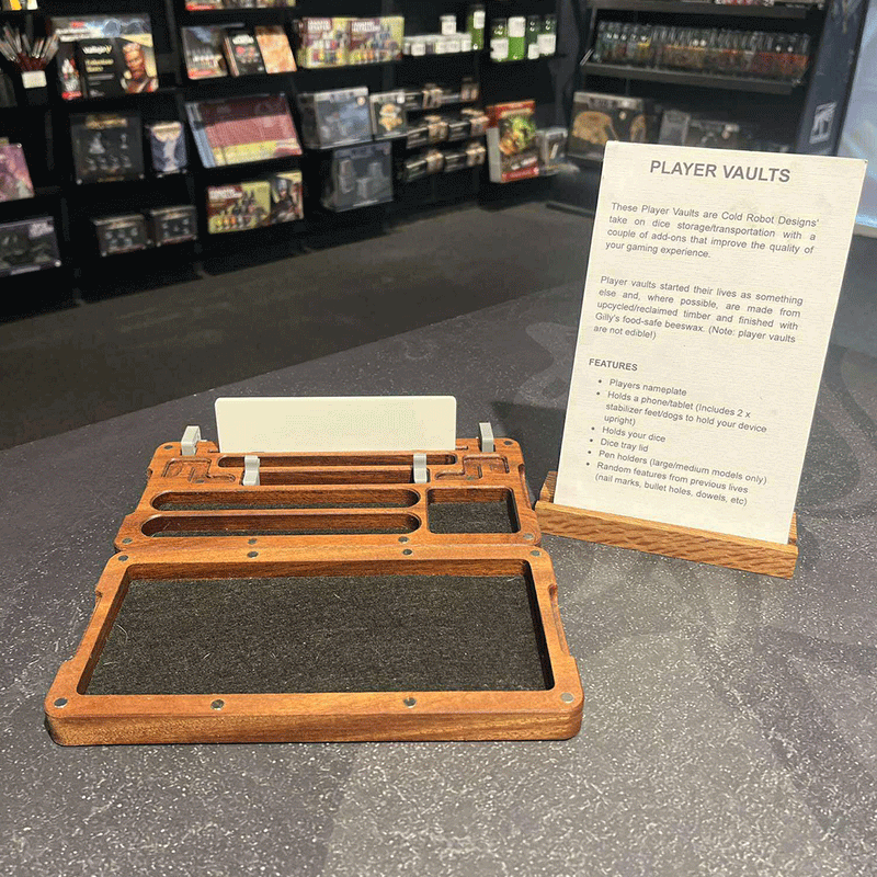 Devon Player Vault (Mahogany) - Large - Cold Robot Design