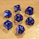 Meowster Cats 7pc Polyhedral Dice Set by Q Workshop