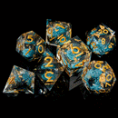 Midnight Magic - Liquid Core Sharp Edge Dice Set
