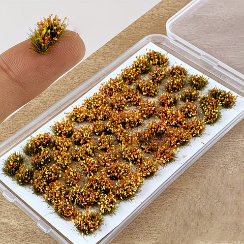 Bea Mini Basing Tufts - Mini Orange Chrysanthemum 50 Tuft Pack