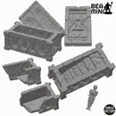 Sarcophagus | BeaMini Unpainted RPG Miniatures