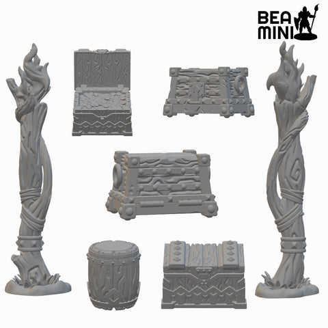 Small Scatter 1 | BeaMini Unpainted RPG Miniatures