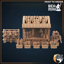 Herbalists Stall | BeaMini Print to Order Miniatures