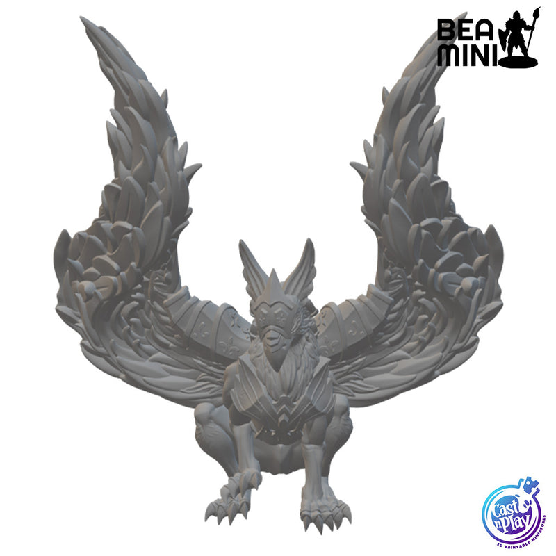 Royal Griffin | BeaMini Unpainted RPG Miniatures