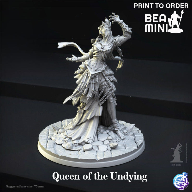Queen of the Undying | BeaMini Print to Order Miniatures