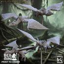 Wild Pterowyverns | BeaMini Print to Order Miniatures