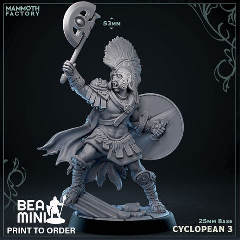 Cyclopean 3 | BeaMini Print to Order Miniatures