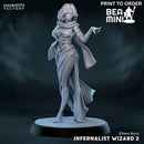 Infernalist Wizard 2 | BeaMini Print to Order Miniatures