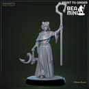 Tiefling Cleric (Female) | BeaMini Print to Order Miniatures